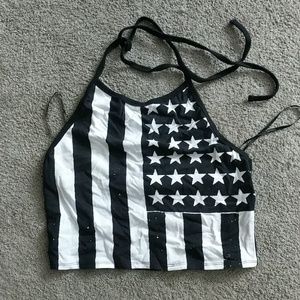 Halter crop top